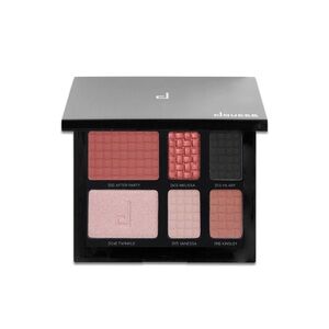 Doucce Eyeshadow Palette with Rose, Bronze, Charcoal, and Champagne Shades